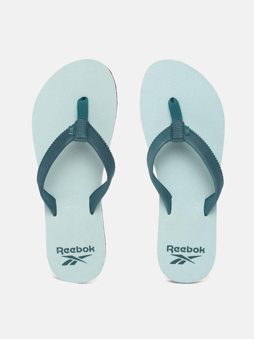 reebok women green sansa thong flip-flops