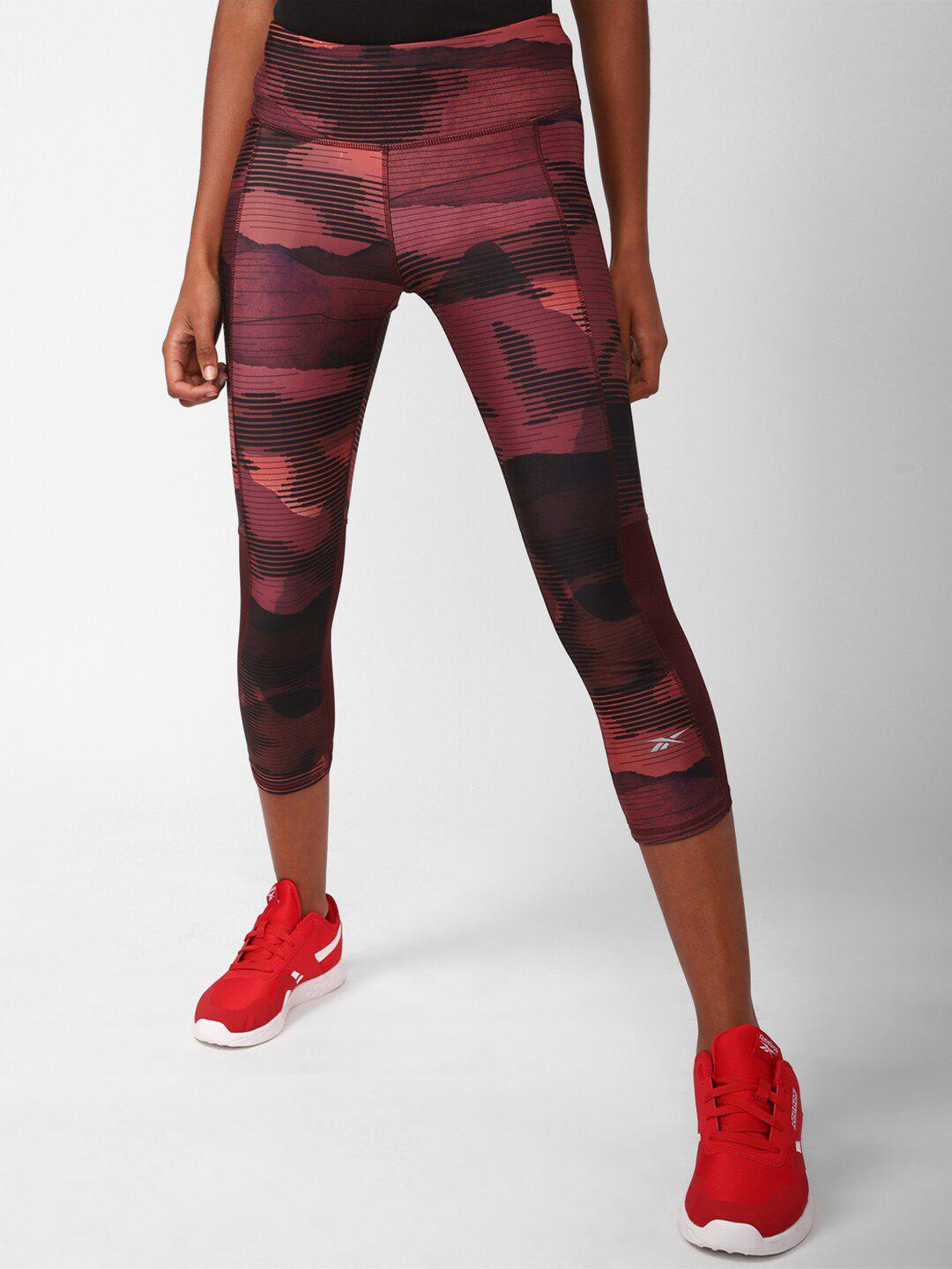 reebok women running essentials three forth length leggings