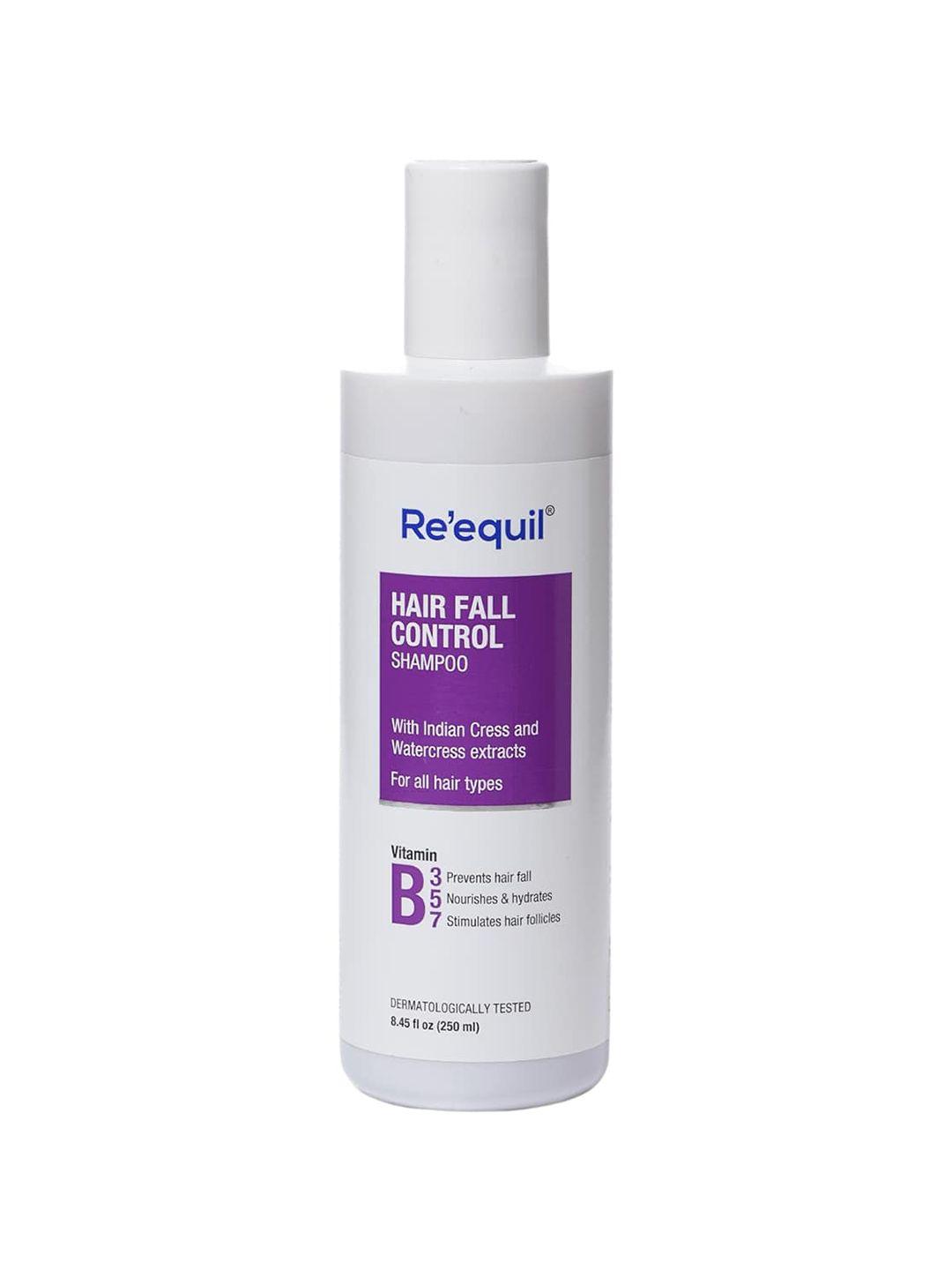 reequil hair fall control shampoo with vitamin b3 & b5 & b7 250 ml