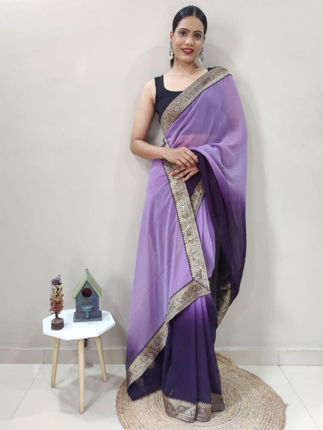 reeta fashion ombre zari pure georgette saree