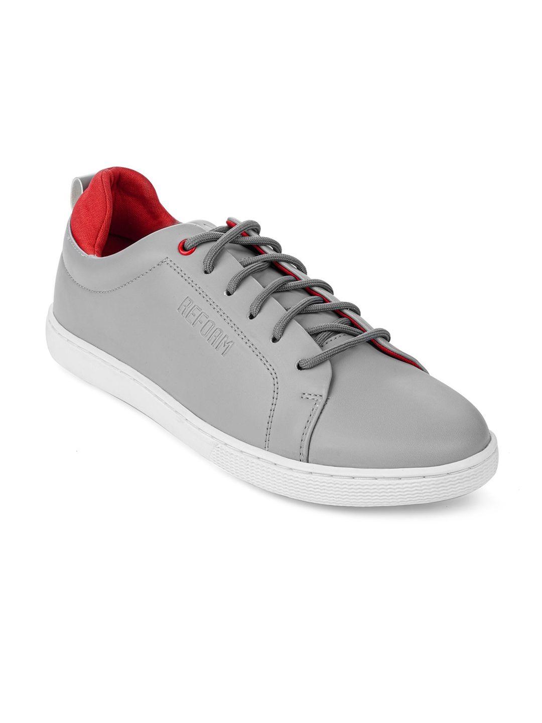refoam men grey casual sneakers