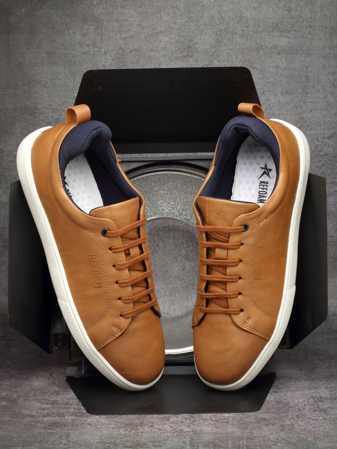 refoam men lace-up lightweight casual sneaker