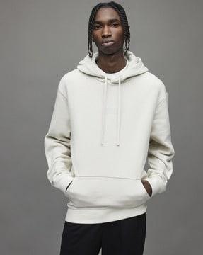 refract cotton relaxed fit hoodie
