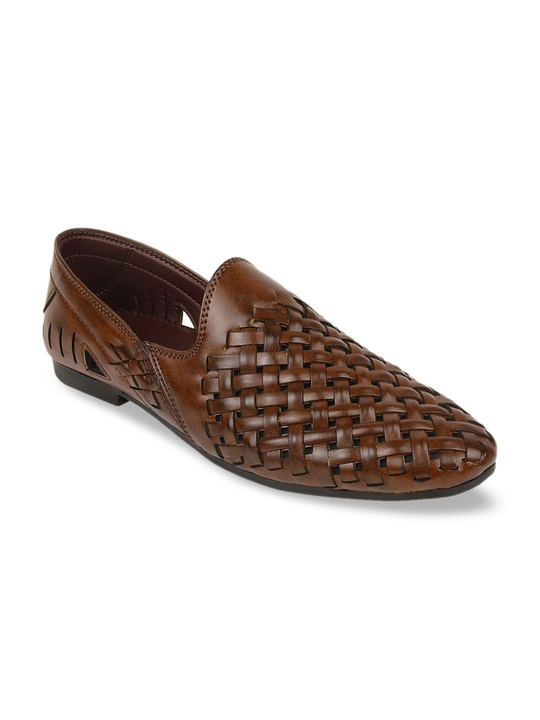 regal-men-brown-woven-design-slip-on-sneakers