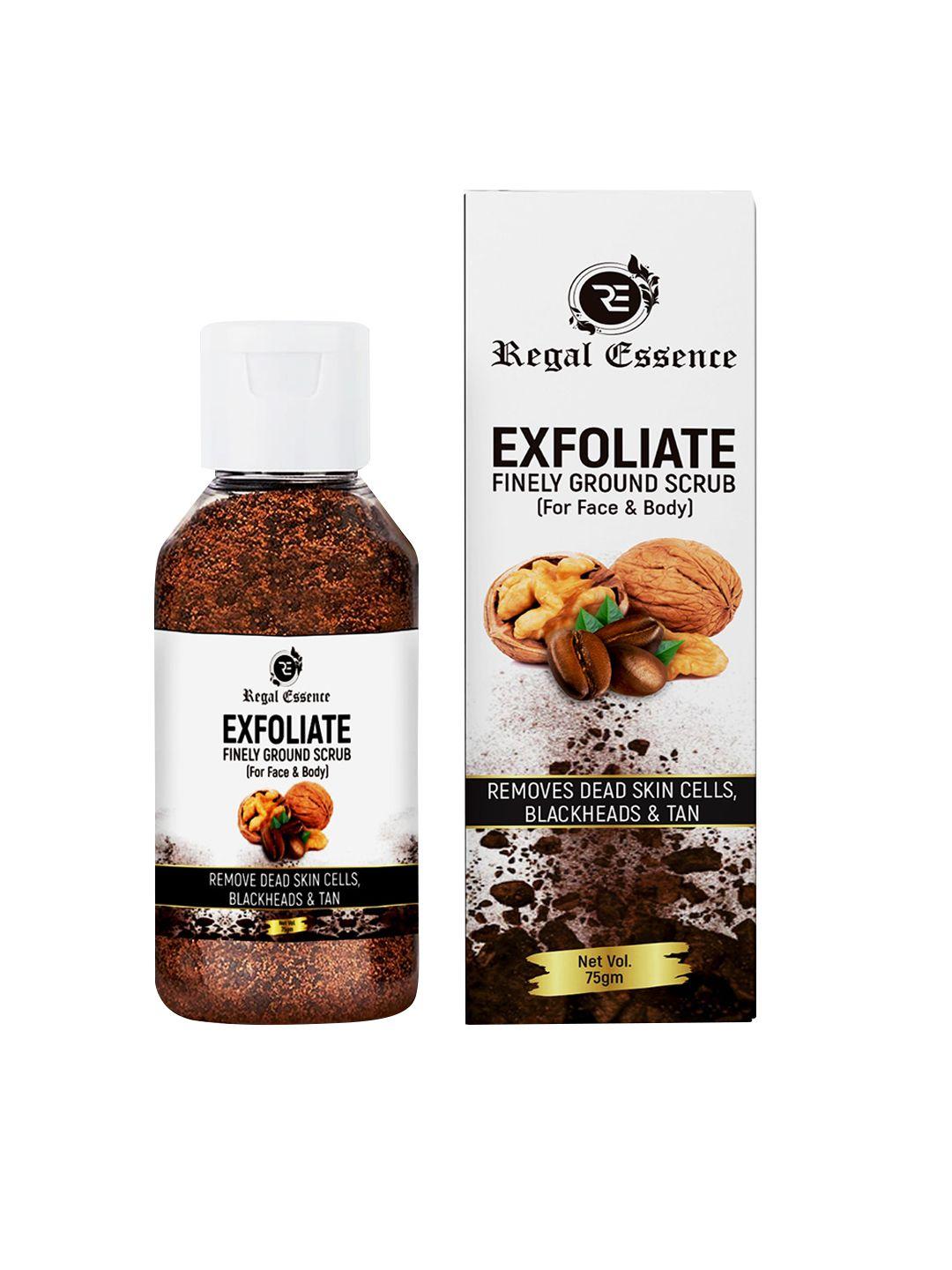 regal essence exfoliate finally ground coffee scrub 75 gm