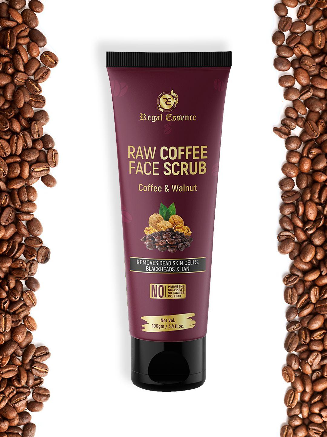 regal essence raw coffee face scrub 100gm