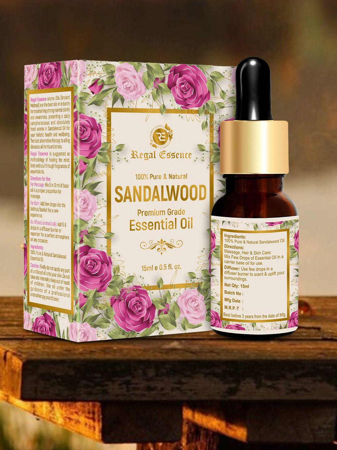 regal essence sandalwood essential oil for skin & face - 15 ml