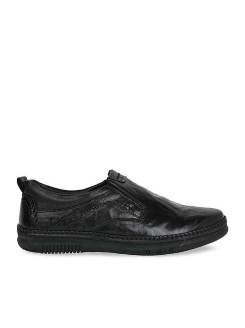 regal men's black casual loafers