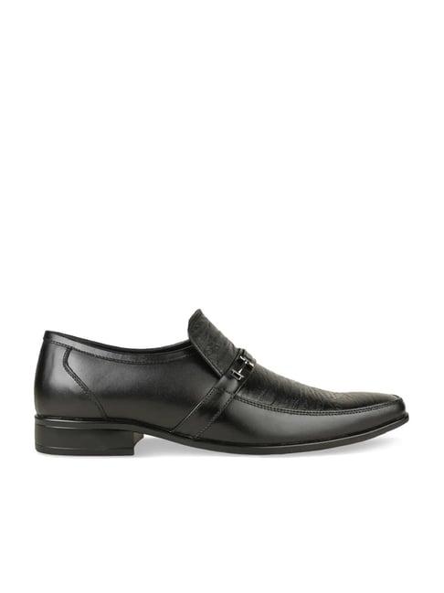 regal men's black formal loafers