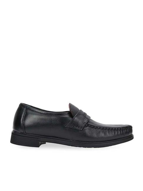 regal men's black formal loafers