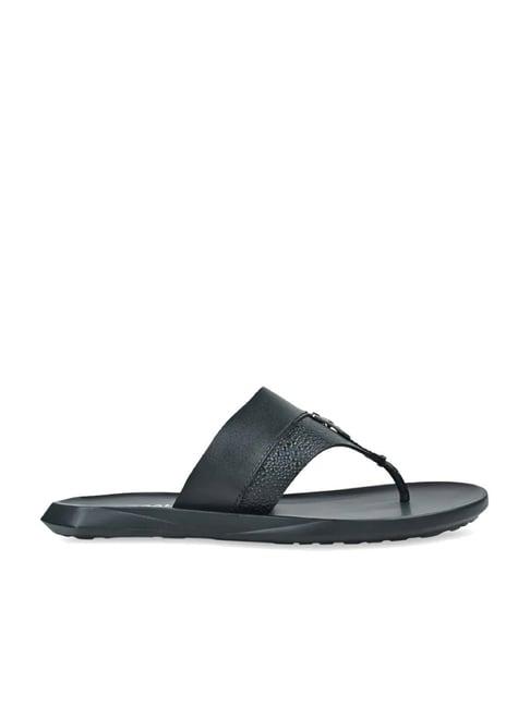 regal men's black thong sandals