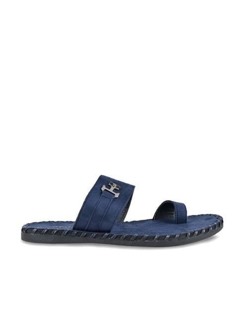 regal men's blue toe ring sandals