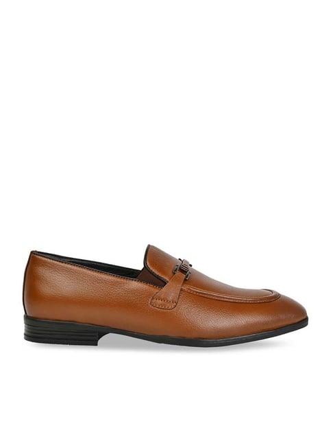 regal men's brown formal loafers