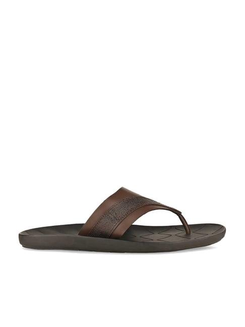 regal men's brown thong sandals