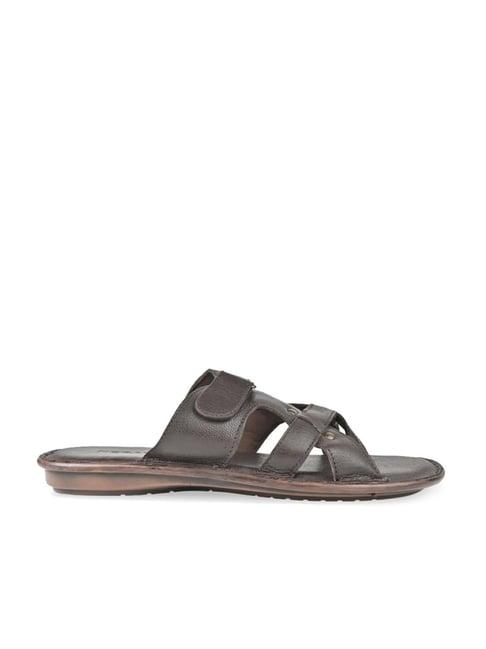 regal men's brown toe ring sandals