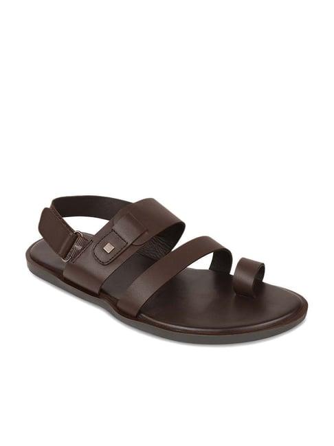 regal men's tan back strap sandals