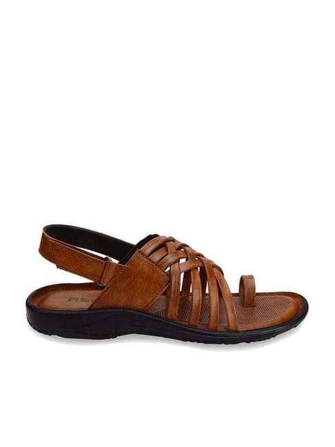 regal men's tan back strap sandals