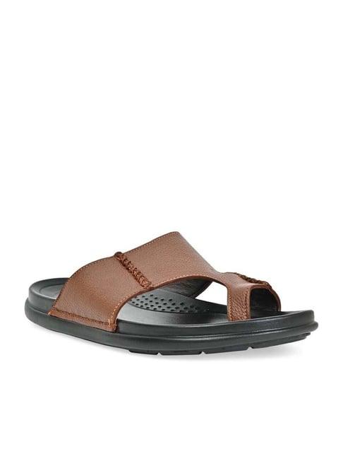 regal men's tan toe ring sandals