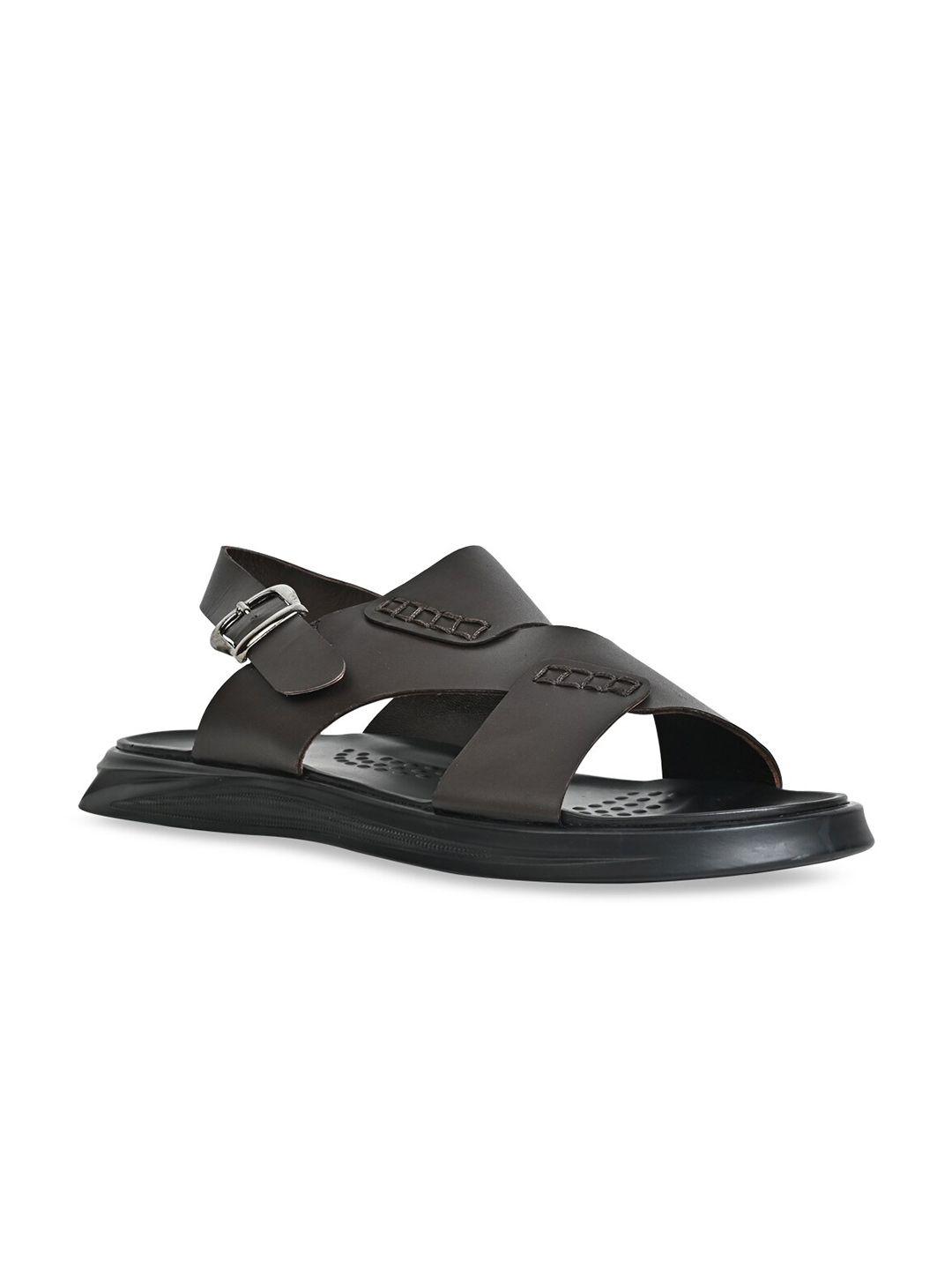 regal men leather comfort sandals