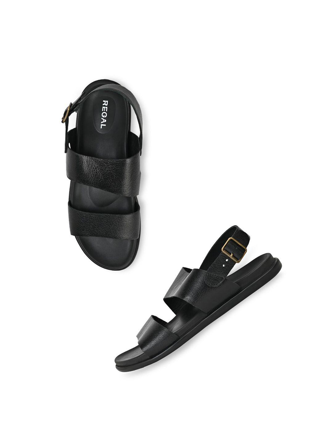 regal men leather comfort sandals