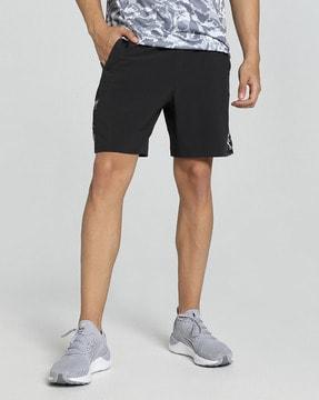 regular fit training shorts with insert pockets