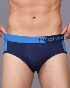 regular briefs with elasticated waistbands