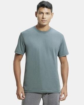 regular fit 2714 super combed cotton rich round-neck half sleeve t-shirt