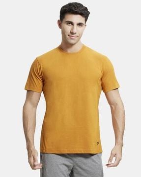 regular fit 2714 super combed cotton rich round-neck half sleeve t-shirt