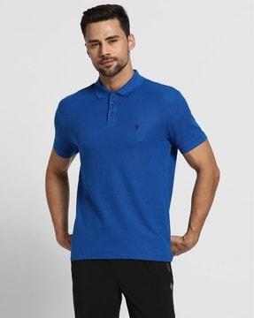 regular fit athleisure colour fresh & quick dry polo t-shirt