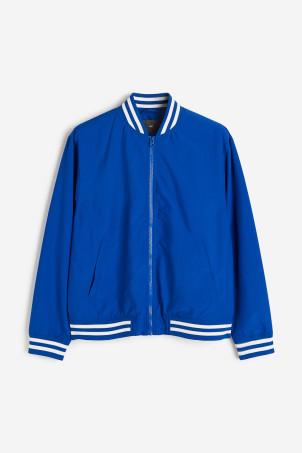 regular fit baseball jacket