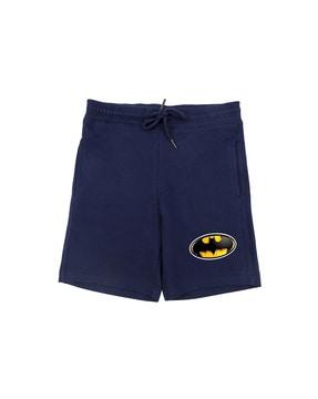 regular fit batman printed shorts