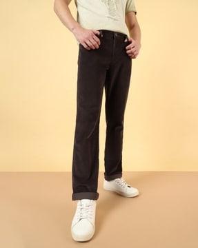 regular fit corduroy pants