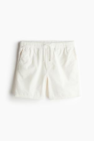 regular fit corduroy shorts