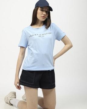 regular fit corp logo crew-neck ss t-shirt