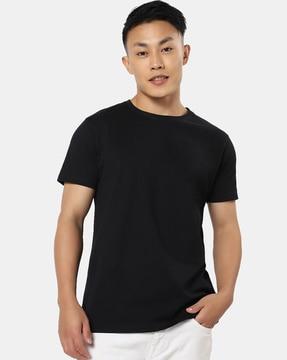 regular fit cotton crew-neck t-shirt