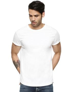 regular fit cotton crew-neck t-shirt