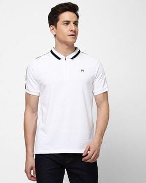 regular fit cotton polo t-shirt