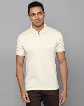 regular fit cotton polo t-shirt