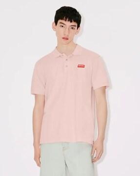 regular fit cotton polo t-shirt