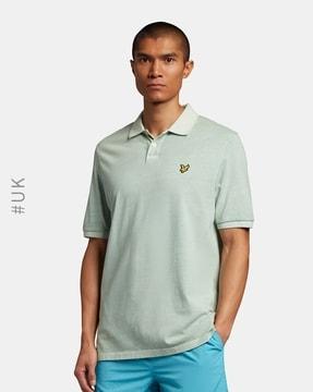 regular fit cotton polo t-shirt