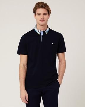 regular fit cotton polo t-shirt