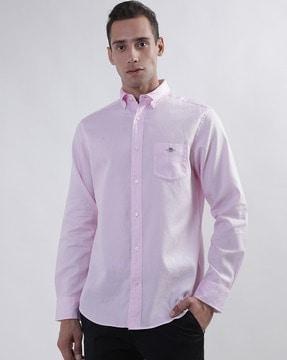 regular fit cotton shirt