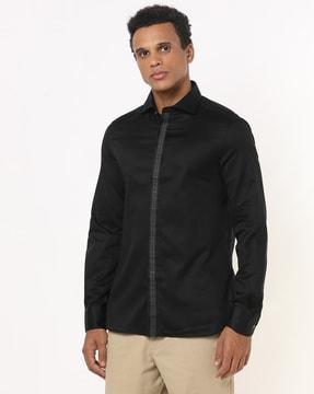 regular fit cotton shirt