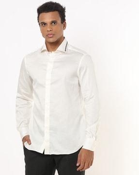 regular fit cotton shirt