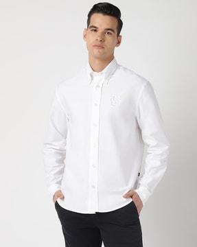 regular fit cotton shirt