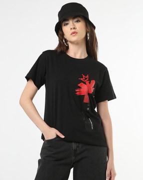 regular fit cotton t-shirt