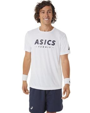 regular fit court tennis graphic t-shirt