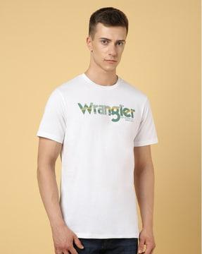 regular fit crew-neck t-shirt with short sleeves