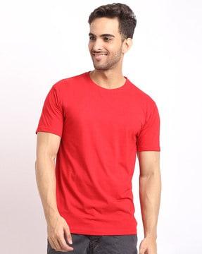 regular fit crew-neck t-shirt