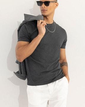 regular fit crew-neck t-shirt